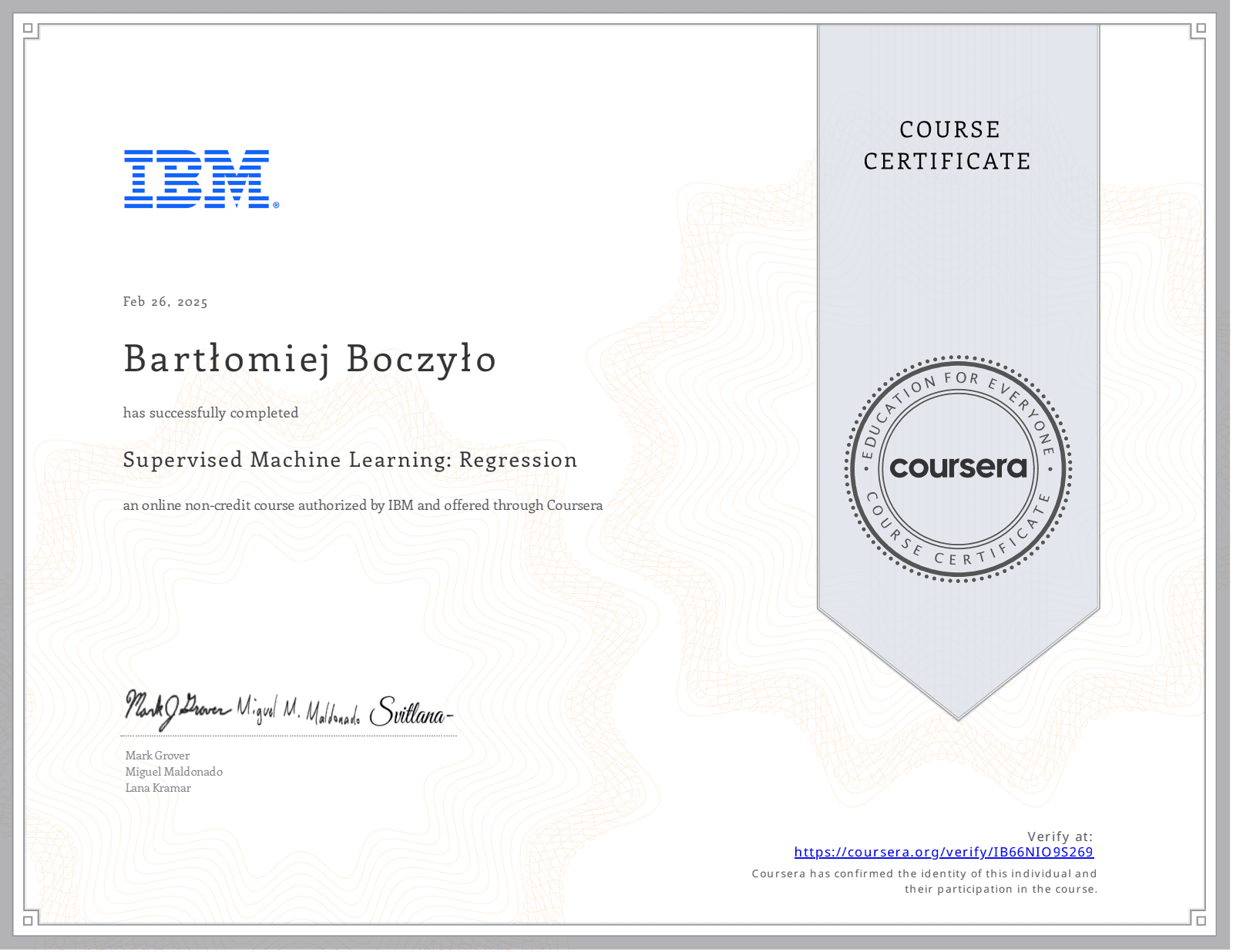 Machine Learning Regression