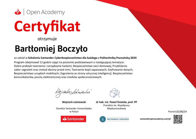 Cybersecurity with Santander Academy