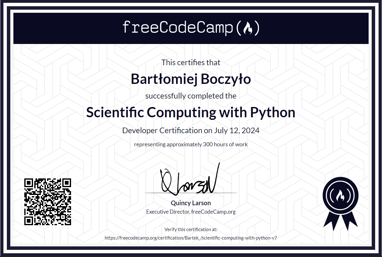Scientific Computing With Python