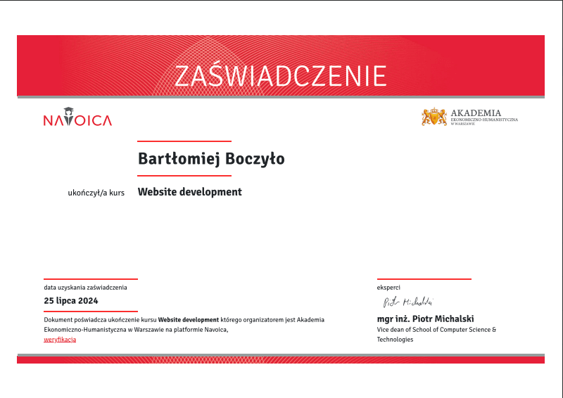 Website Development with AEH